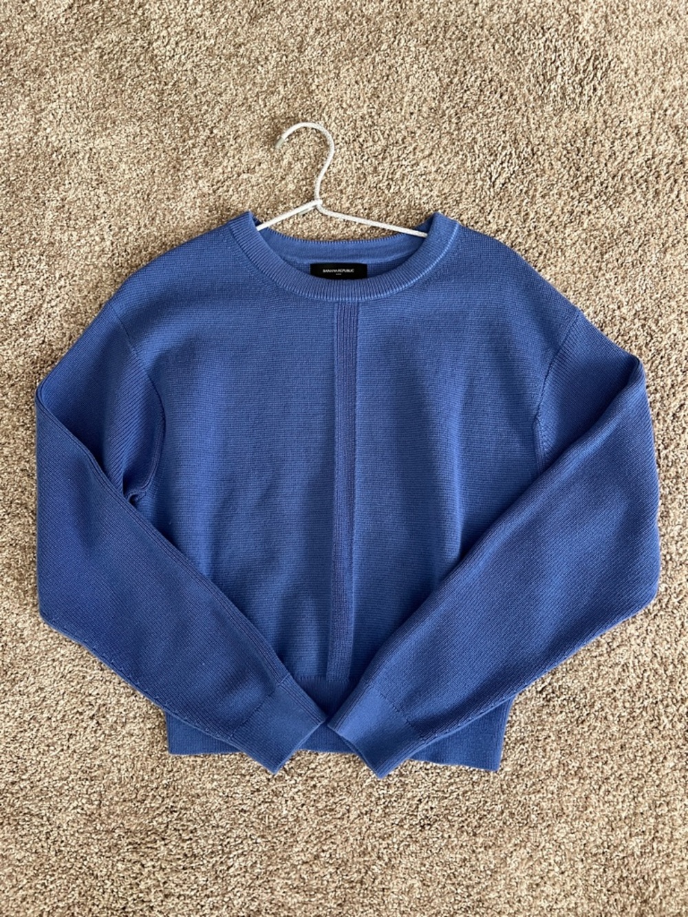 Banana Republic Cobalt Blue Crewneck Sweater